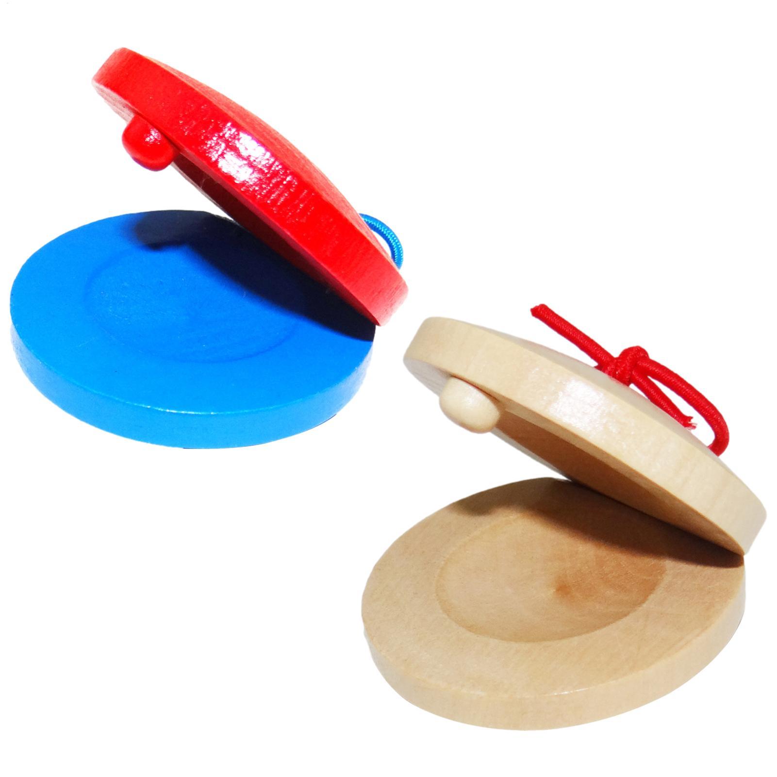 Musical Instrument For Toddlers - كاستانيت خشبي للأطفال، آلات موسيقية متينة،