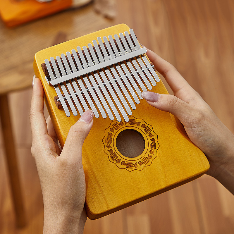 Musical Instrument Kalimba - هيلورو كاليمبا بـ 17 مفتاحًا، بيانو