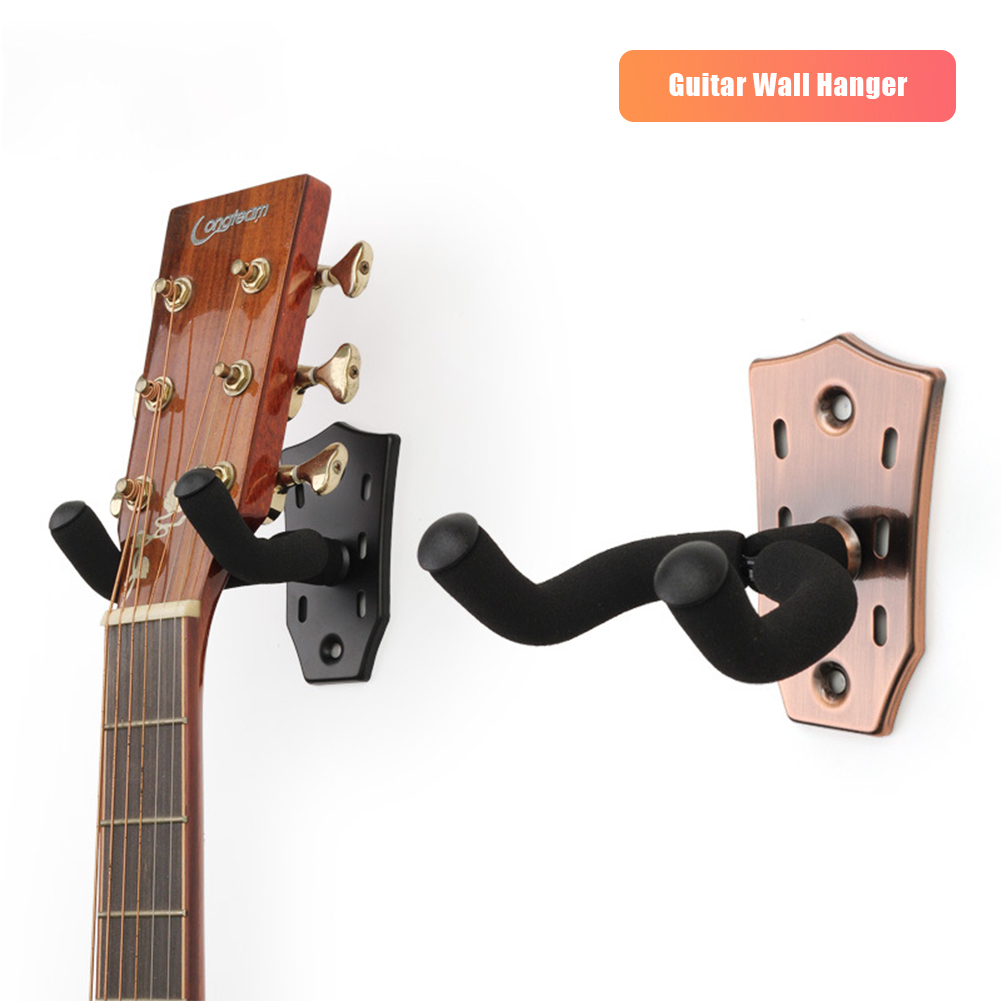Musical Instrument Art - حامل جيتار معدني مثبت على الحائط،