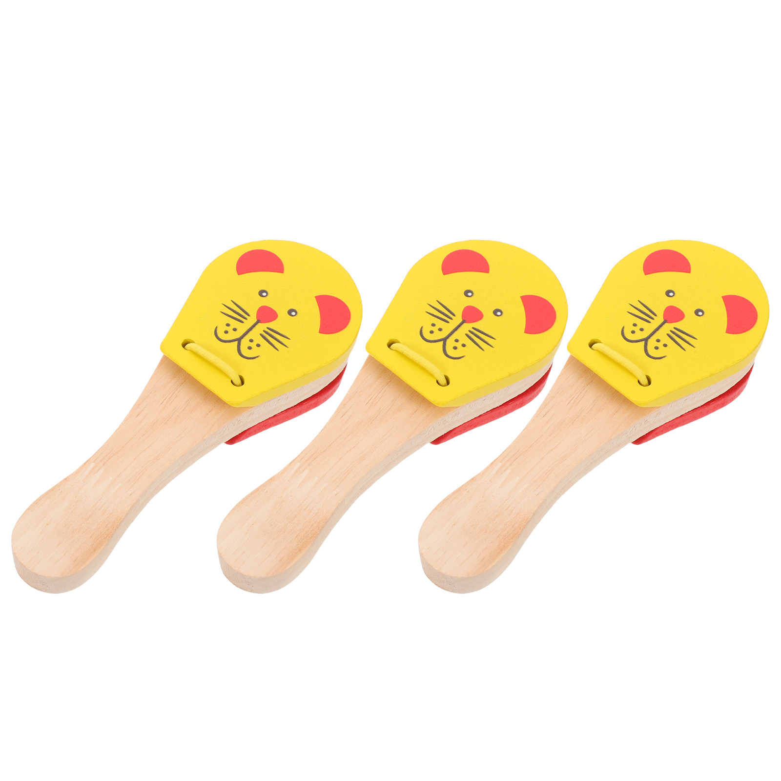 Musical Instrument For Toddlers - 3 قطع من آلات الإيقاع الخشبية