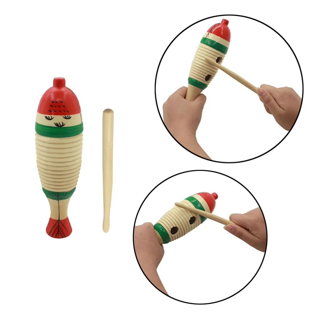 Musical Instrument For Toddlers - آلة موسيقية خشبية على شكل سمكة