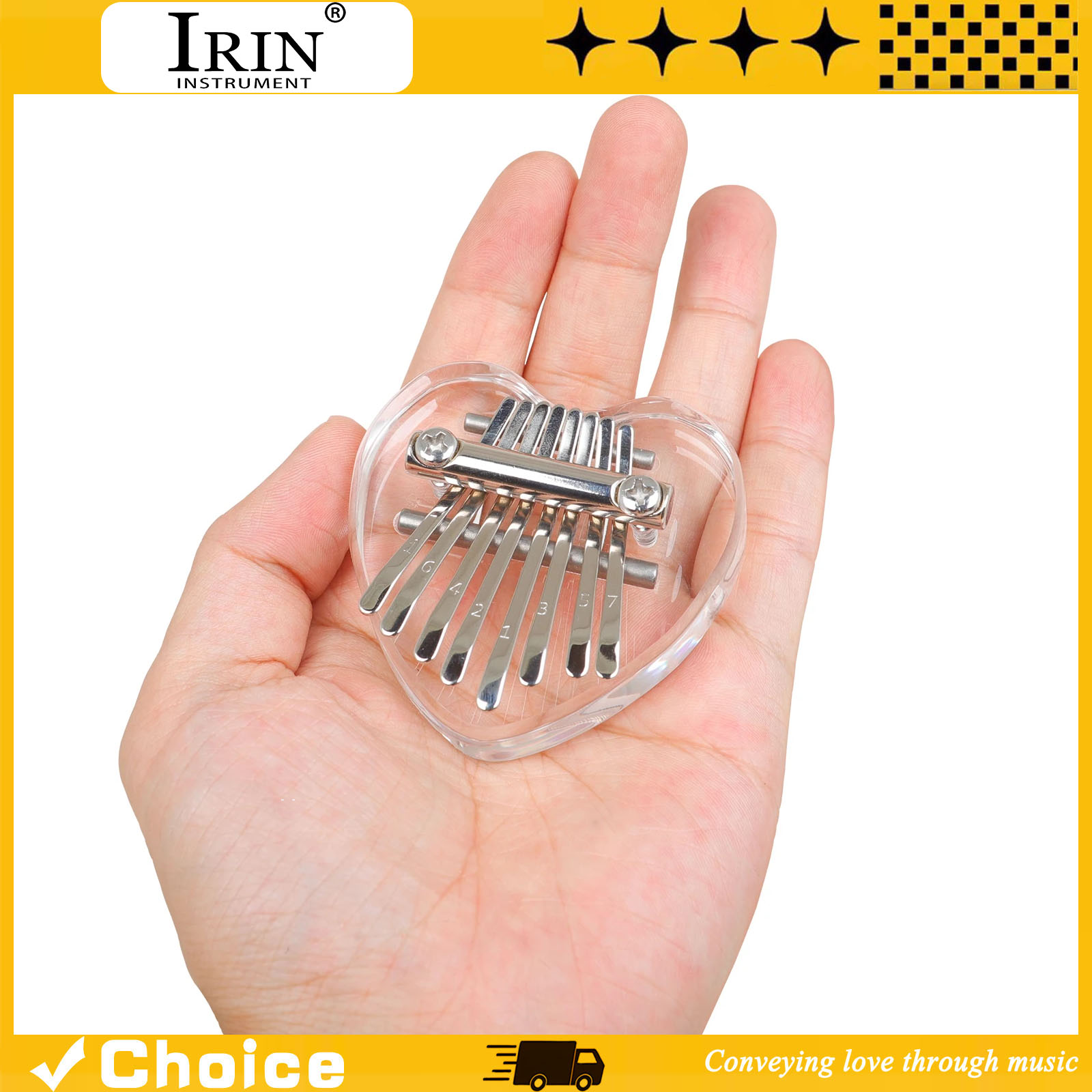 Musical Instrument Kalimba - آلة كاليمبا موسيقية محمولة بـ 8