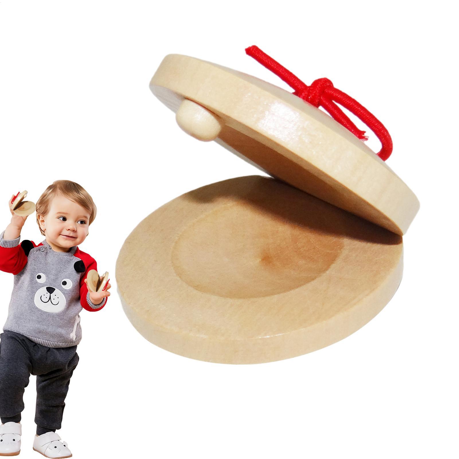 كاستانيت خشبي للأطفال، آلات مو - مراجعة Musical Instrument For Toddlers وسعره