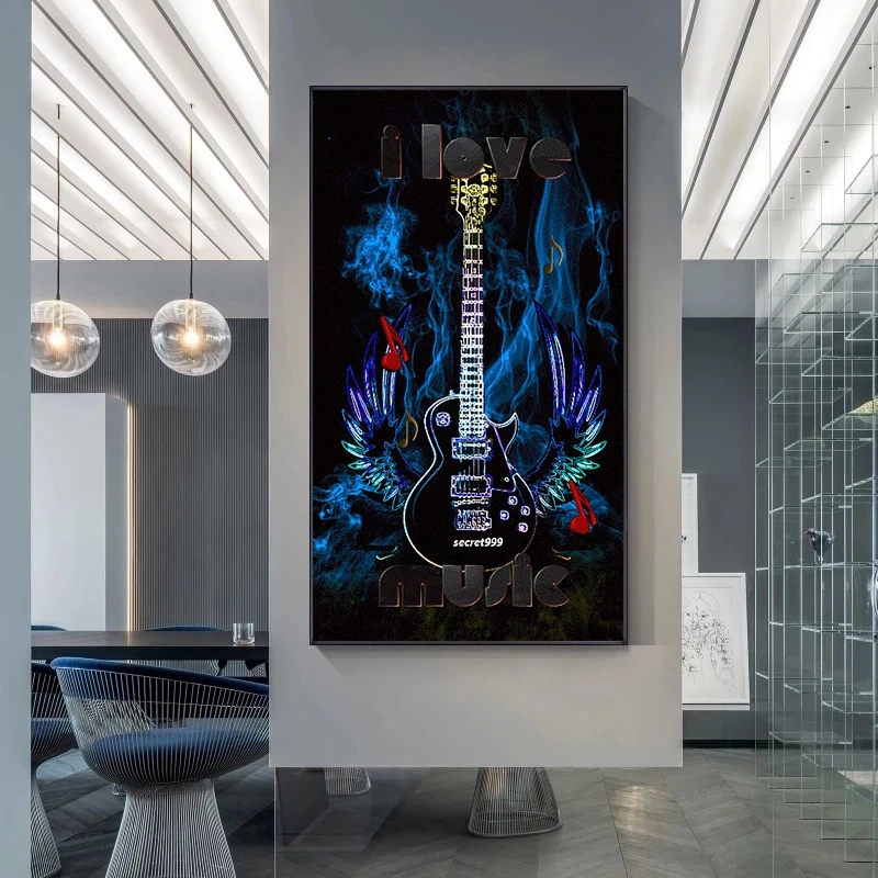 آلة موسيقية جيتار مع أنا أحب ا - مراجعة Picture Of Musical Instrument وسعره