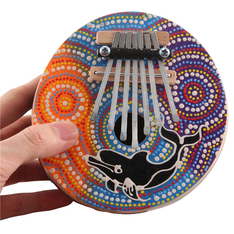 آلة موسيقية محمولة من قشرة جوز - مراجعة Musical Instrument Kalimba وسعره