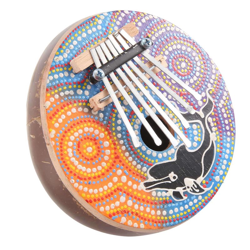 آلة موسيقية محمولة من قشرة جوز - مراجعة Musical Instrument Kalimba وسعره