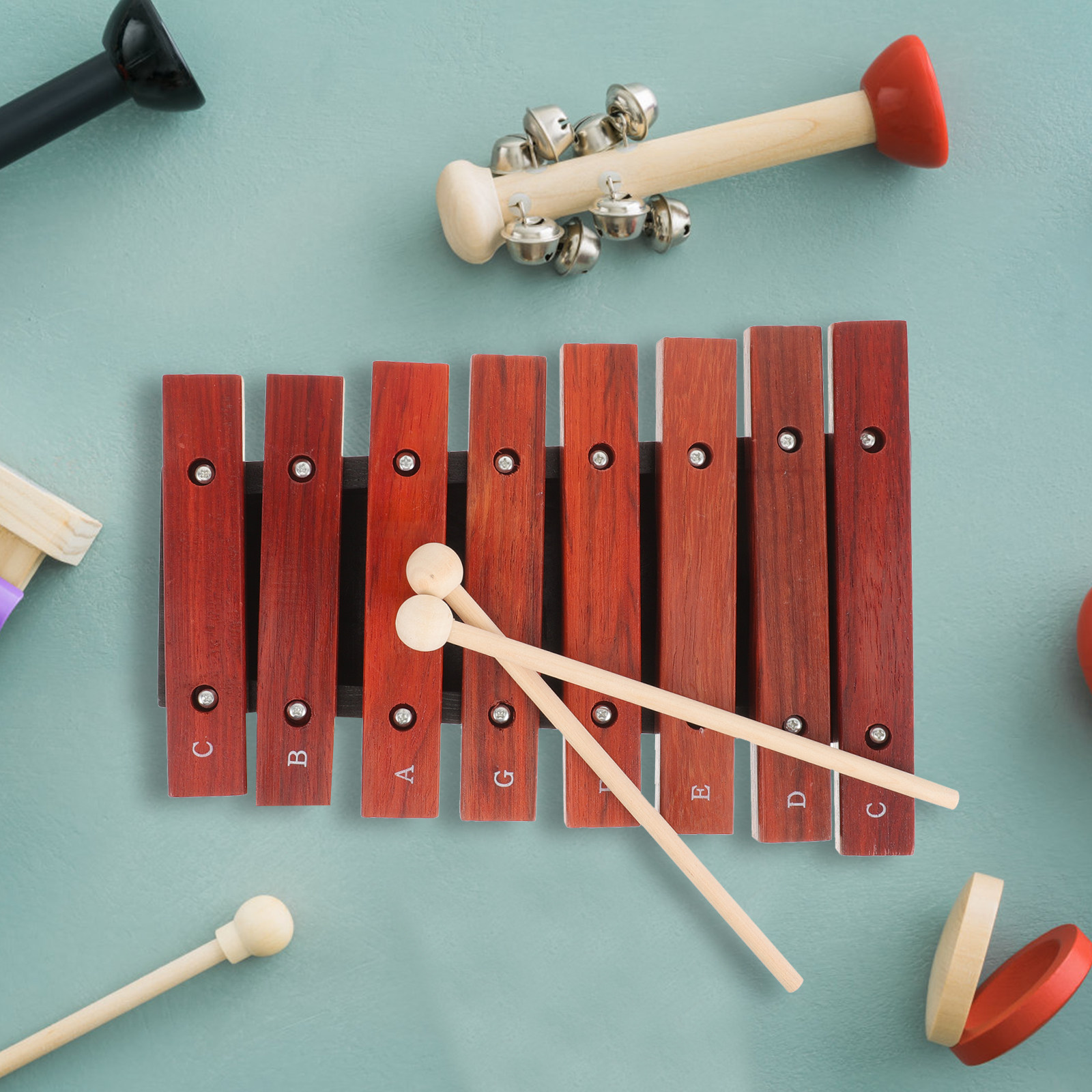 إكسيليفون خشبي للمبتدئين، آلة  - مراجعة Musical Instrument Mallet وسعره