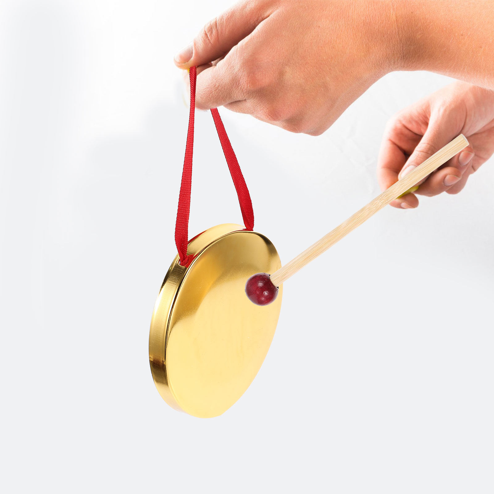 طقم غونغ يدوي صغير، آلة إيقاع  - مراجعة Musical Instrument Gong وسعره