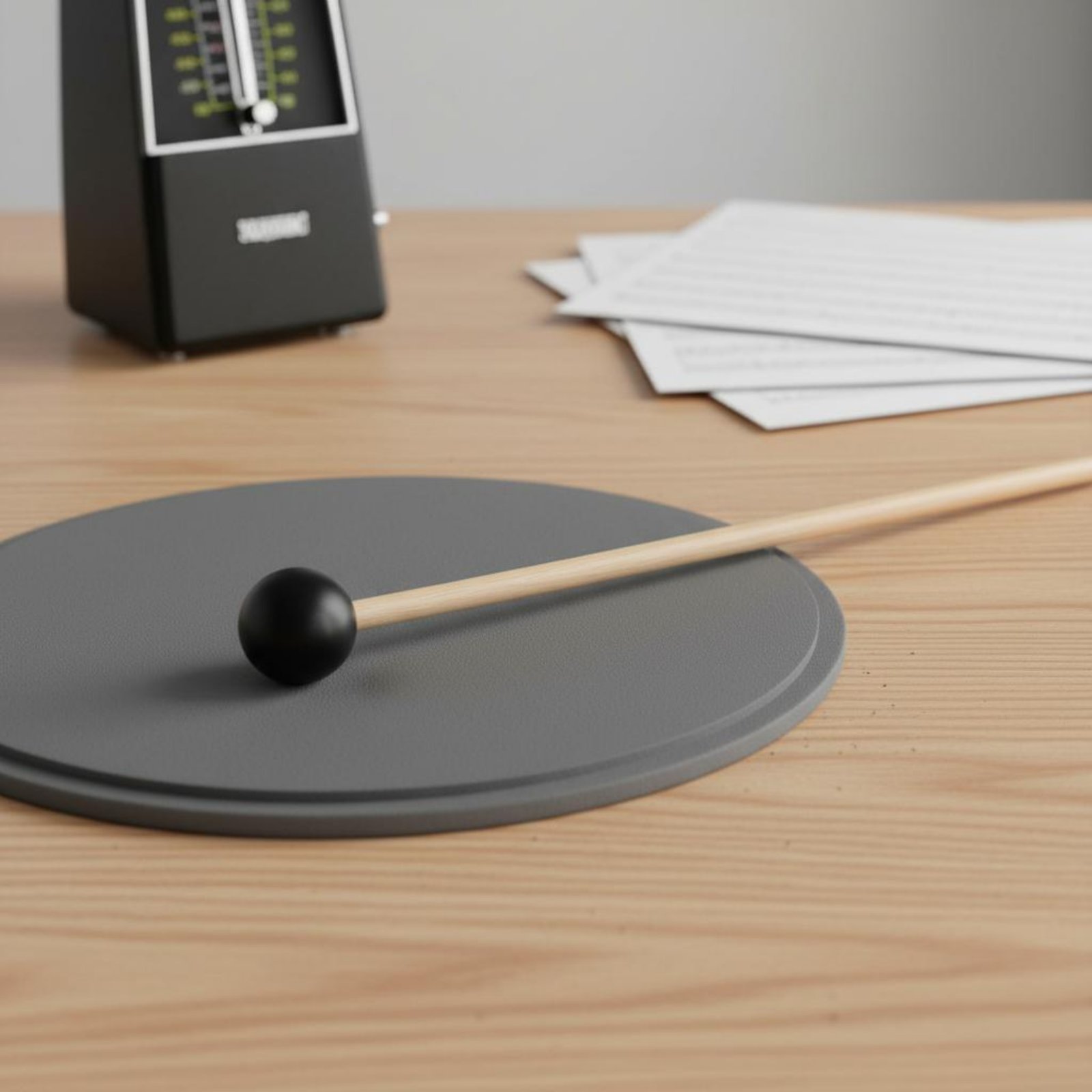 قطعتان من مطرقة الرأس السوداء  - مراجعة Musical Instrument Mallet وسعره