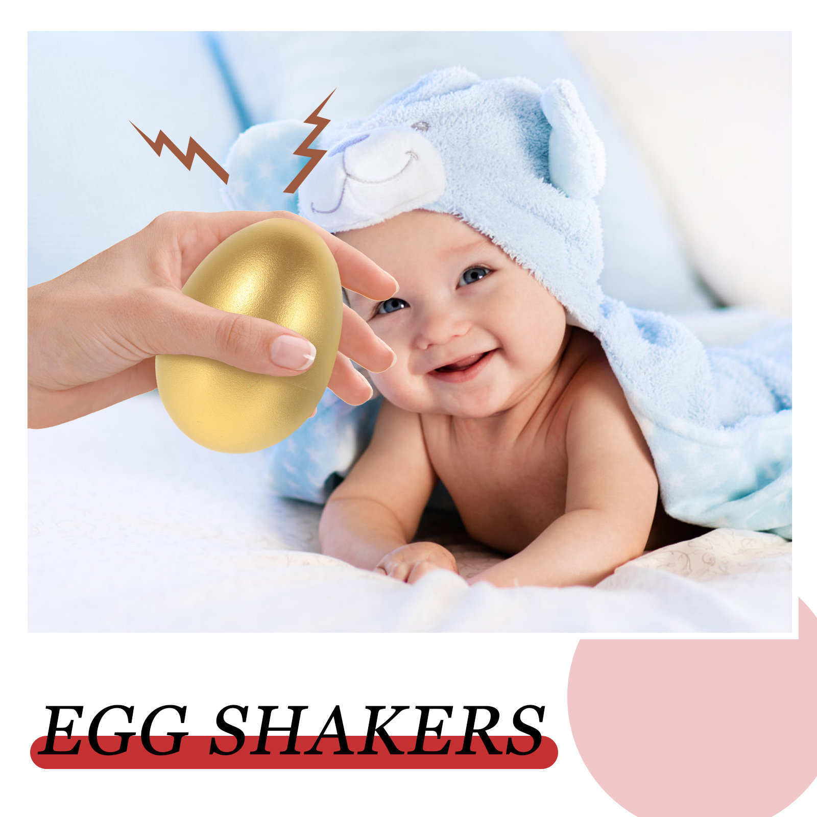 قطعتان من هزازات البيض الموسيق - مراجعة Musical Instrument For Toddlers وسعره