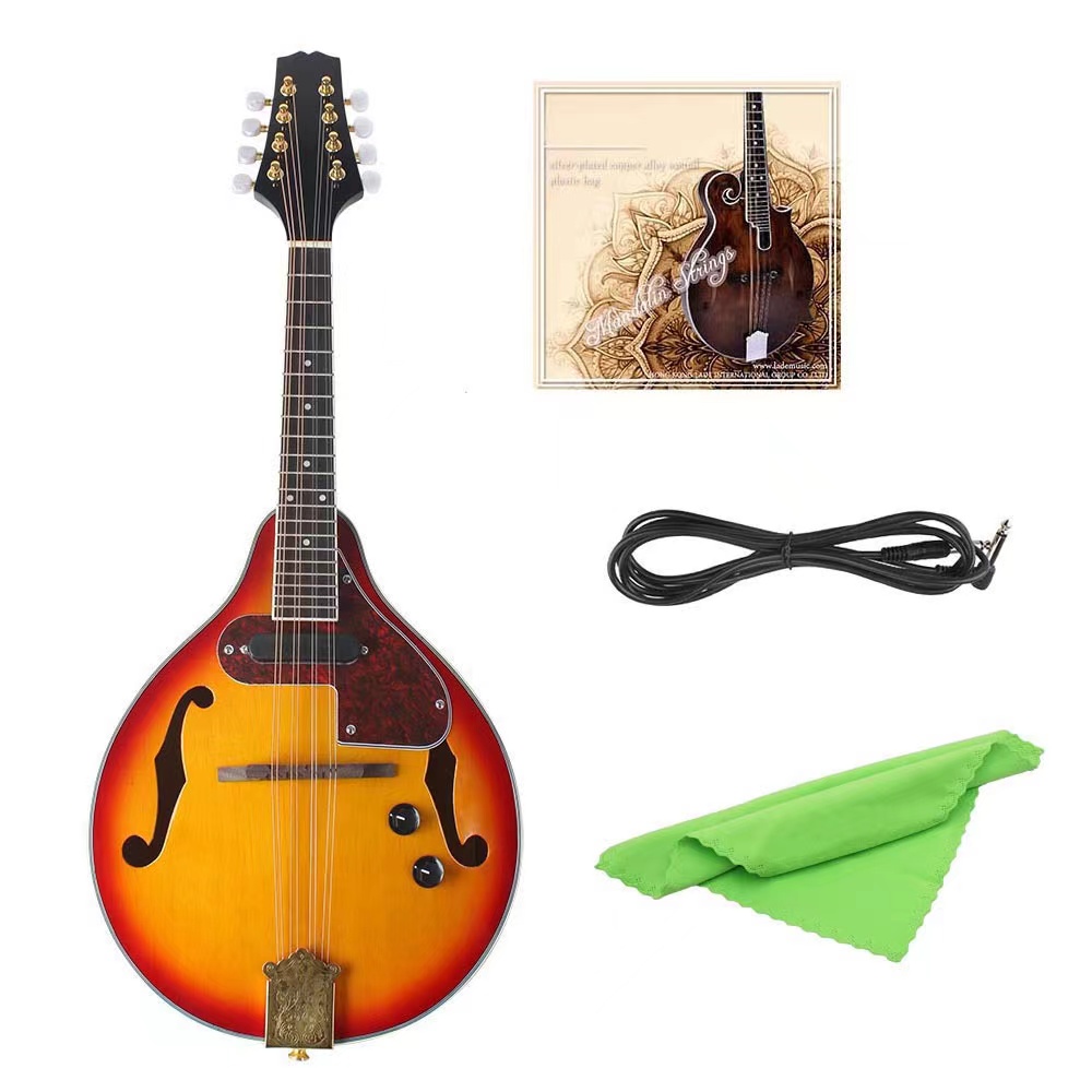 آلة ماندولين من خشب التنوب، عو - مراجعة Musical Instrument Mandolin وسعره