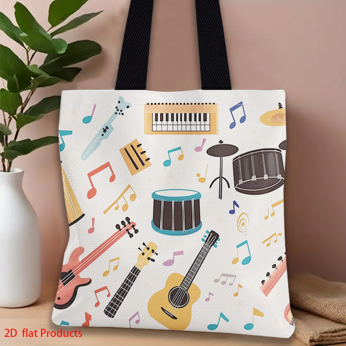 حقيبة تسوق بتصميم نابض بالحياة - مراجعة Musical Instrument Shop وسعره