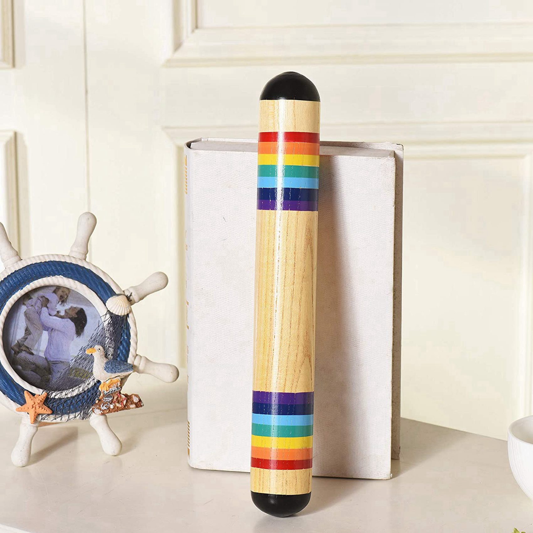 AS98-2X عصا المطر الخشبية، صان - مراجعة Musical Instrument For Toddlers وسعره
