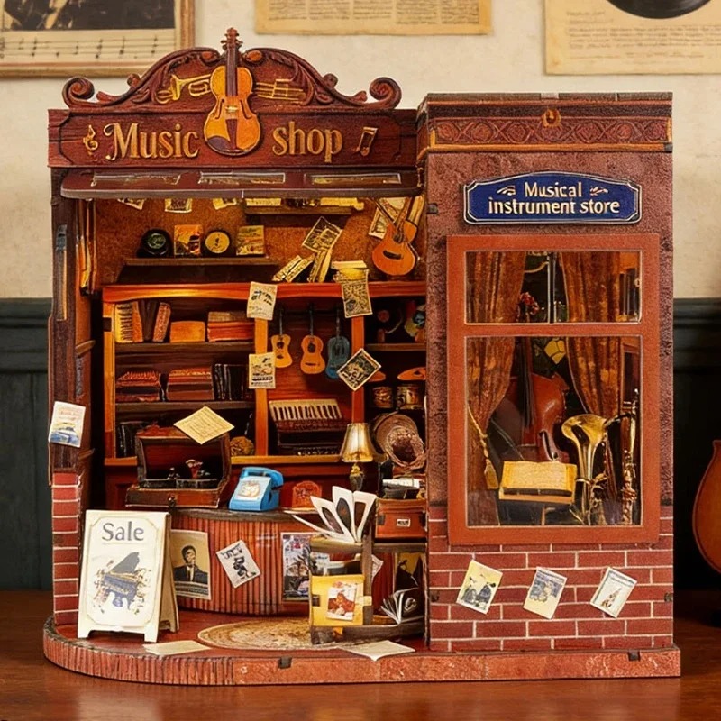مجموعة تركيب رف الكتب المصغرة  - مراجعة Musical Instrument Shop وسعره