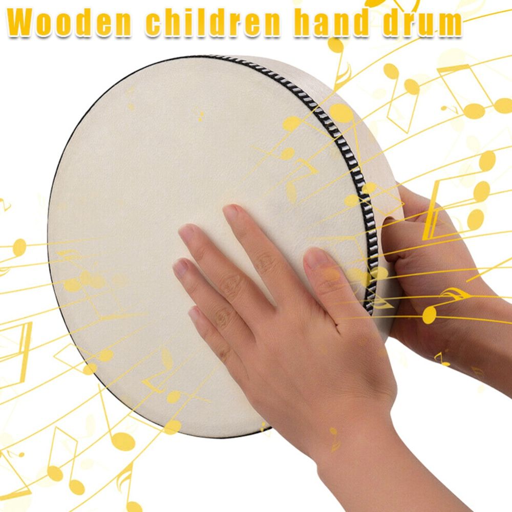 هدية 4/6/8/10 بوصة طبلة يدوية  - مراجعة Musical Instrument For Toddlers وسعره